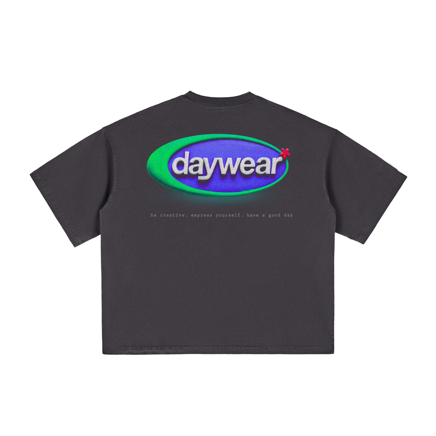 Daywear* Vintage Boxy Tee (Black)