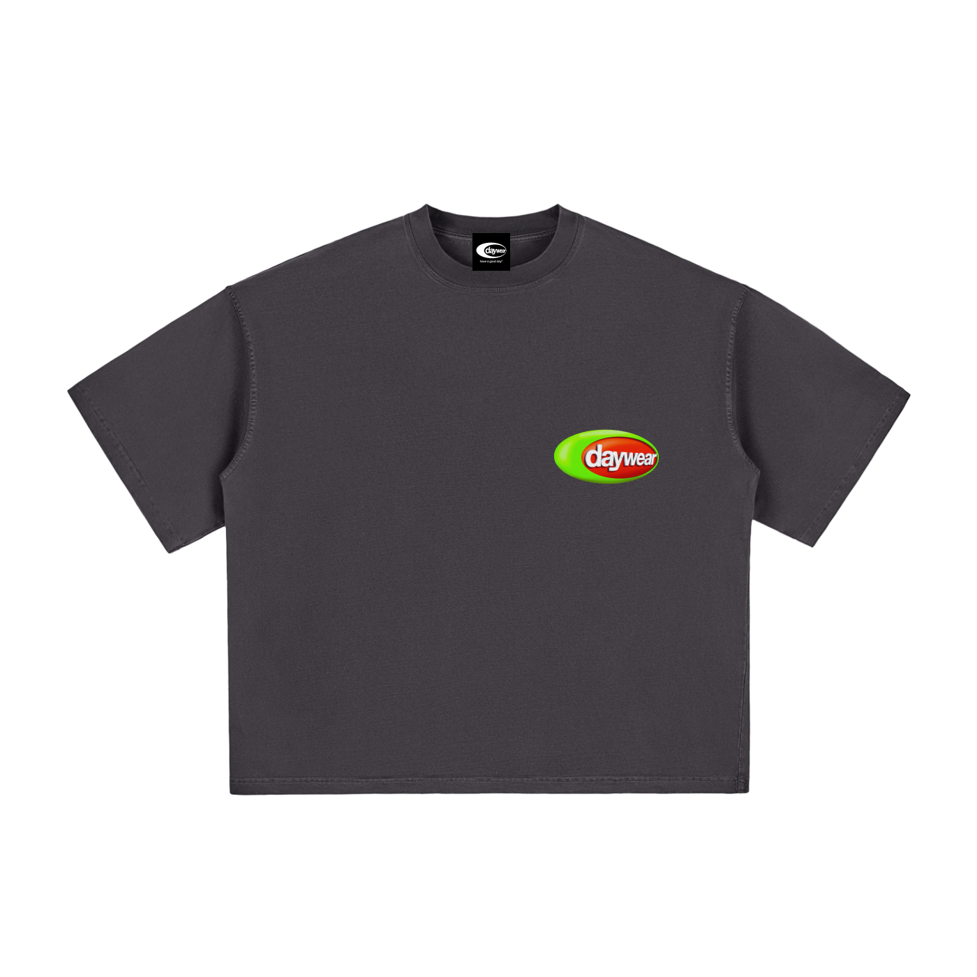Daywear Vintage Boxy Tee (Black)